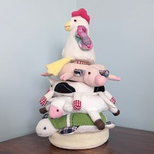 Pottery Barn Kids ‘Fun on the Farm’ Stacking Plush Toy Set